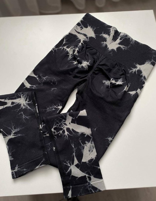 Женские лосины с высокой посадкой и пуш ап 4