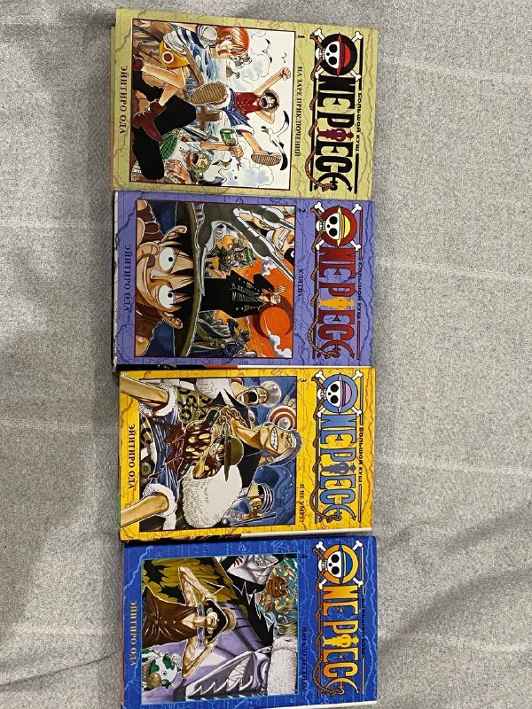 Манга книги One Piece 4 тома 2