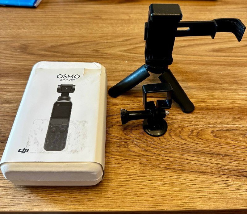 Dul osmo pocket камера, переходники, чехол, карта памяти 128GB 3