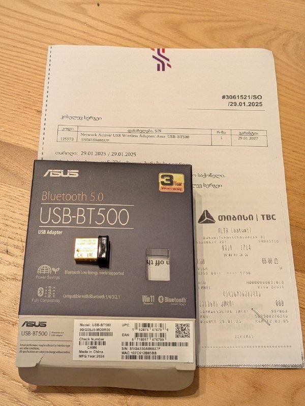 Bluetooth-адаптер ASUS USB-BT500