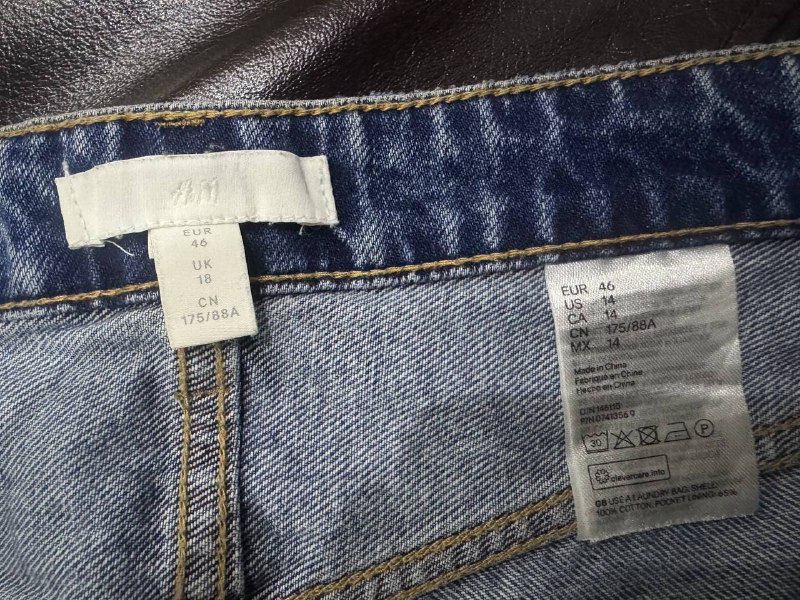 летние джинсовые женские шорты H&M 3