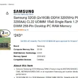 Оперативная память Samsung DDR4 32GB 2