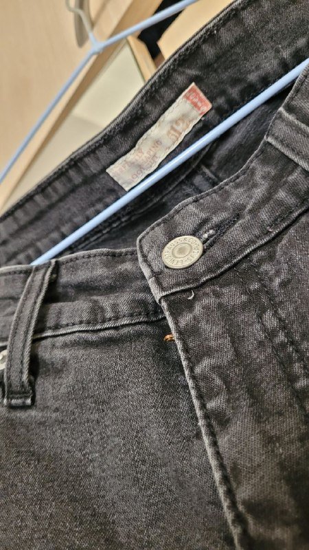 Мужские джинсы темно серые скини стрейч Levi's 3