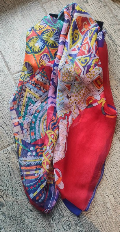 HERMES silk scarf Voyage en etoffes 2