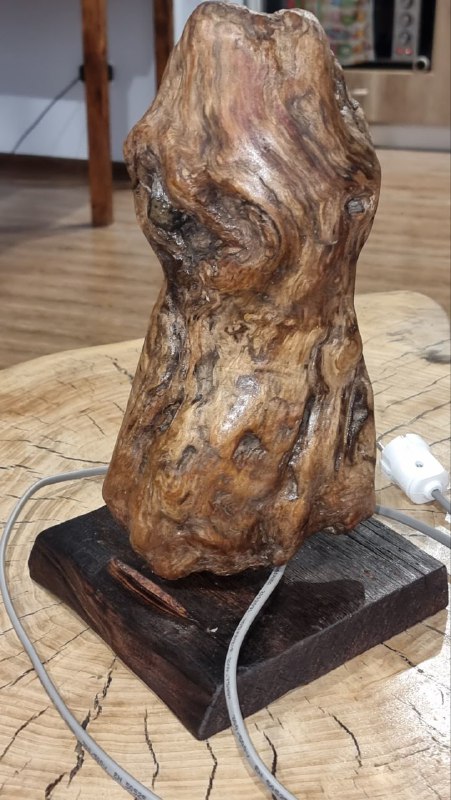 Светильники, ночные лампы из редких пород дерева, 3 штуки 6