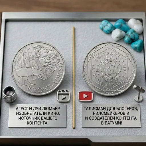 Серебряная монета 10 евро