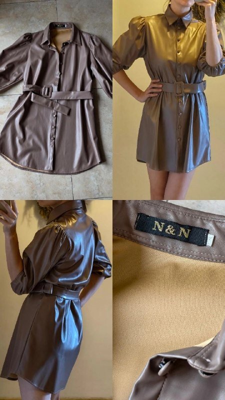 Платье N&N кожзам весна/осень/зима