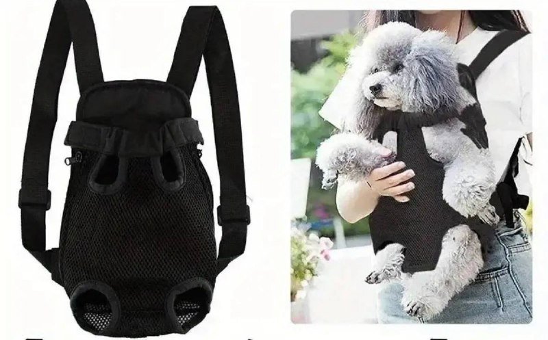 Дышащий сетчатый рюкзак-переноска для домашних животных Размер М 2