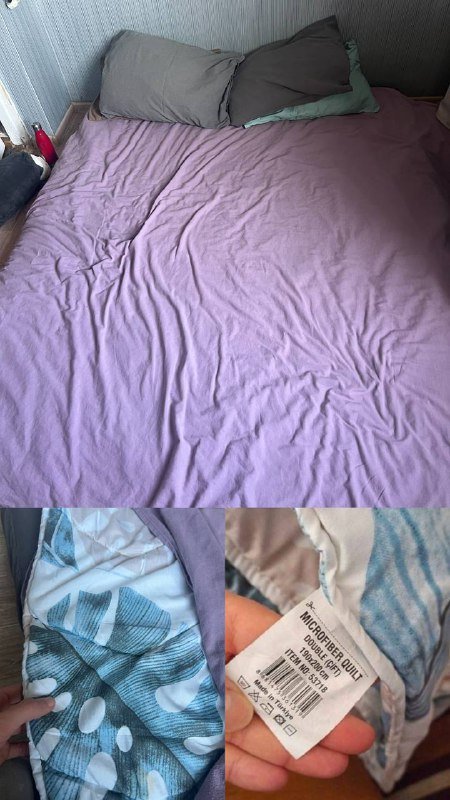 Матрас, постельное белье, одеяло, обогреватель, стол, кресло 2