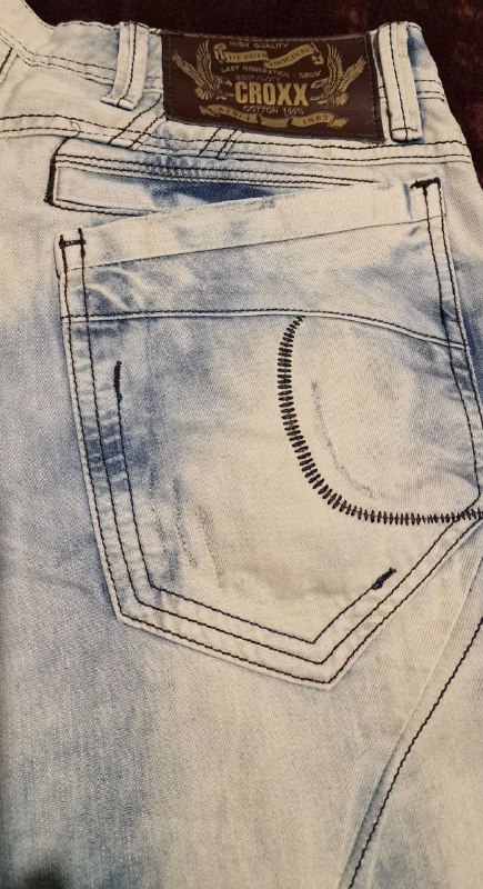 Оригинальные джинсы со змейками 4