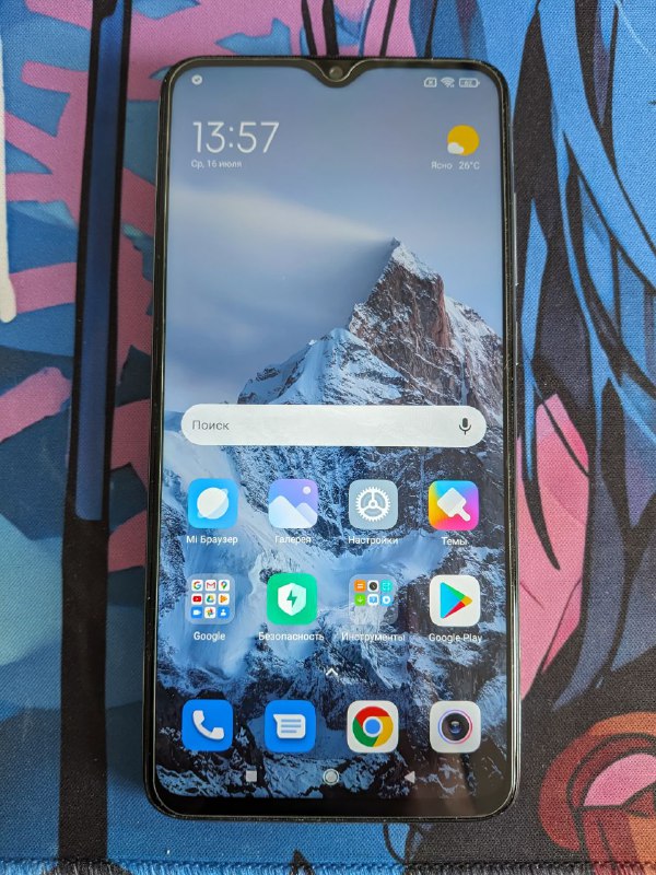 Смартфон Redmi Note 8 Pro 64 Гб, чехлы, зарядка