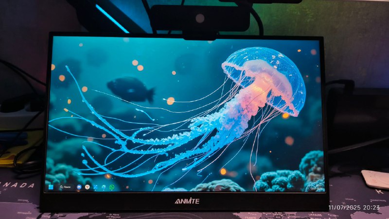 Портативный сенсорный монитор Anmite 15.6"