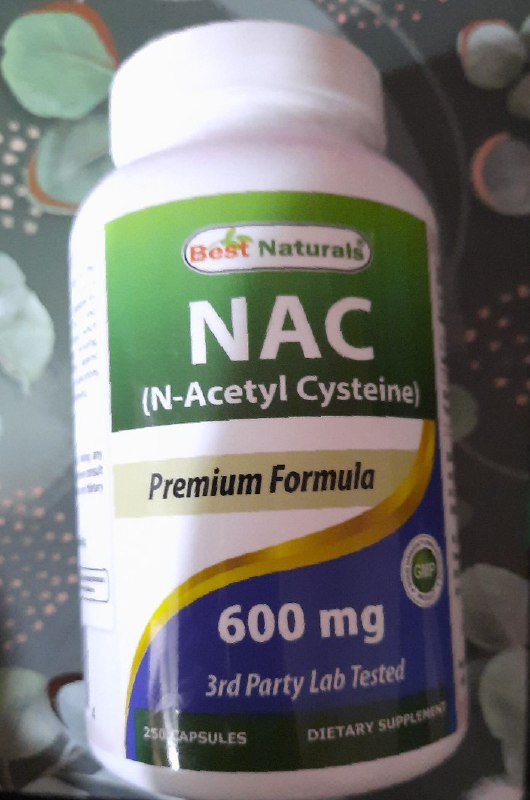 NAC (N-Acetyl Cysteine) 600 mg 250 capsules