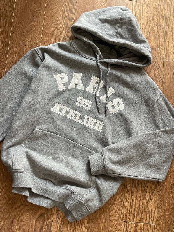 Худи H&M серое 4