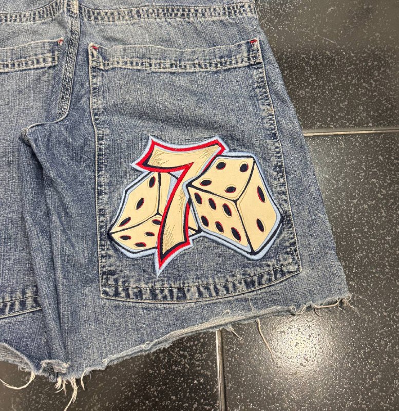 Джинсовые шорты JNCO Lucky 7 Dice 4