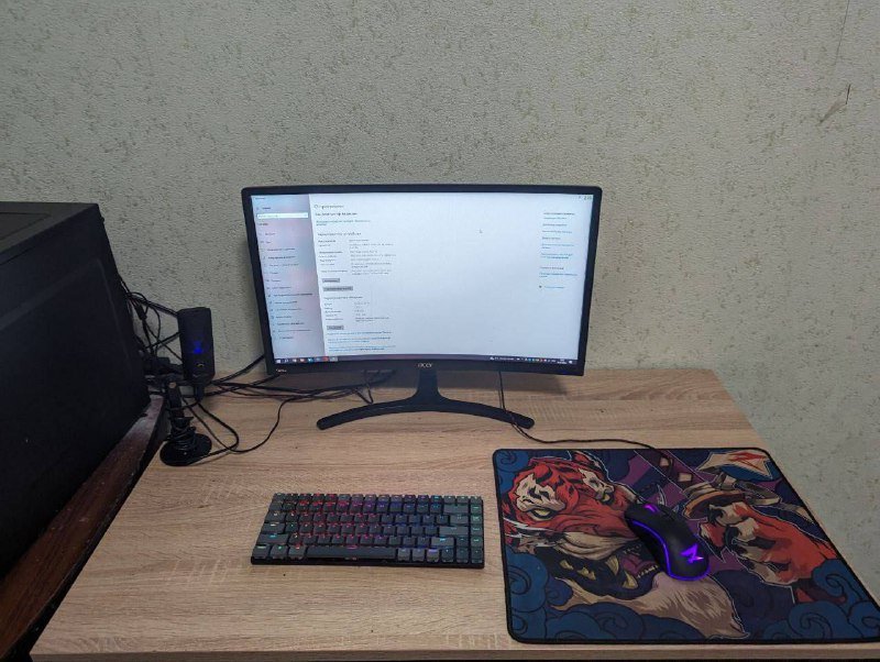 Игровой компьютер с монитором Acer ed242qr 144Hz 2