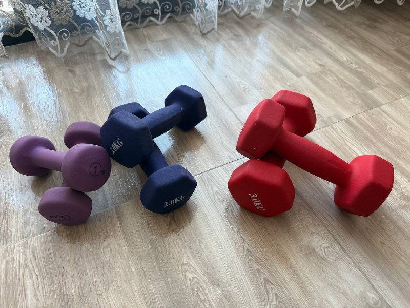 Набор для тренировок Starfit балансировочная подушка гантели резинки йога-блок 3