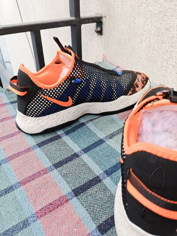 Кроссовки NIKE PG 4 Digi Camo Total Orange 4