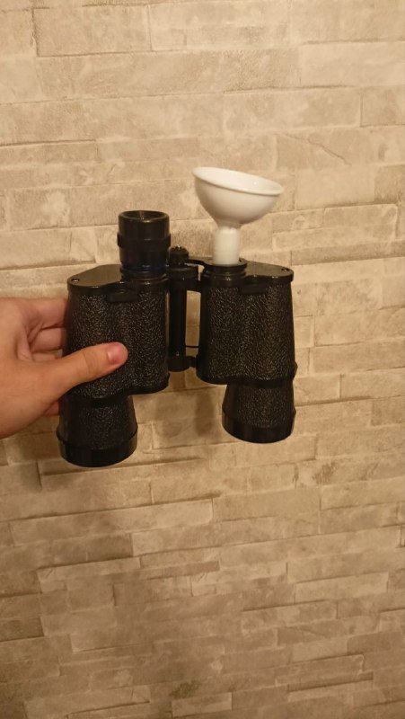 Бинокль-фляга с двумя отсеками для напитков