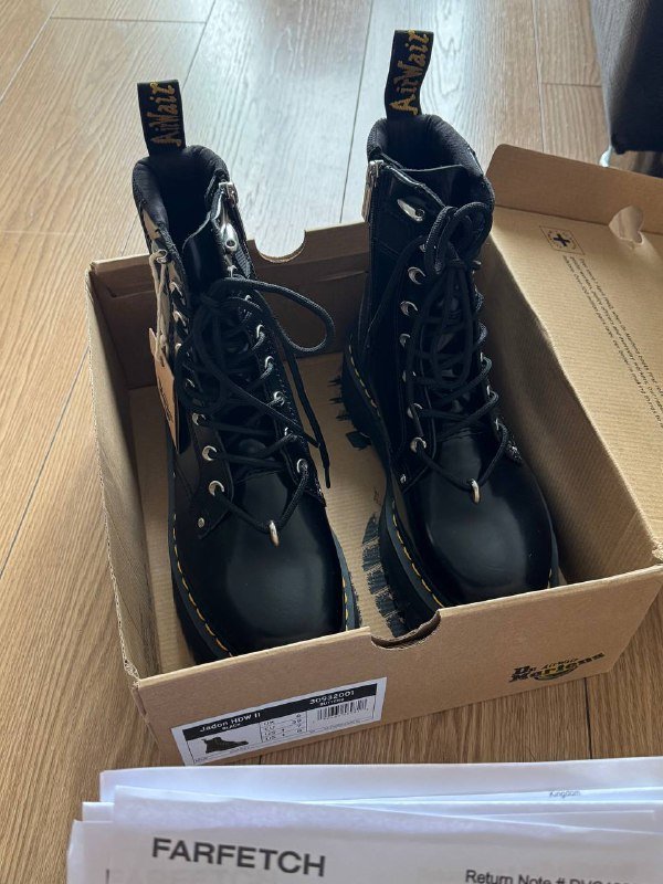 Ботинки Dr Martins Jadon HDW II черные новые 3