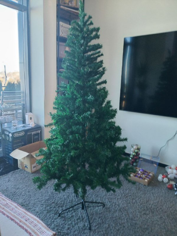 Елка 180 см, Рождественский венок 3