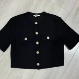 H&M შავი ქურთუკი, ზომა S/პატარა M 1