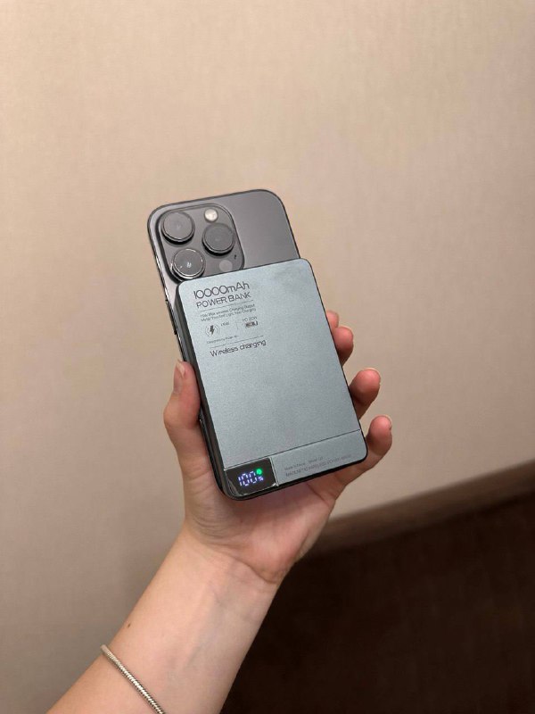 Павербанки 5000 mAh графитовый, 10000 mAh белый и золотой 4