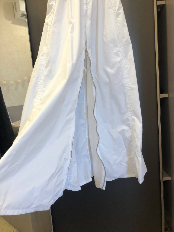 Платье ZARA с молнией спереди XS 2