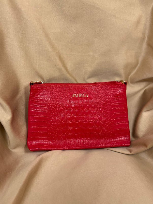 Кожаный клатч-сумка