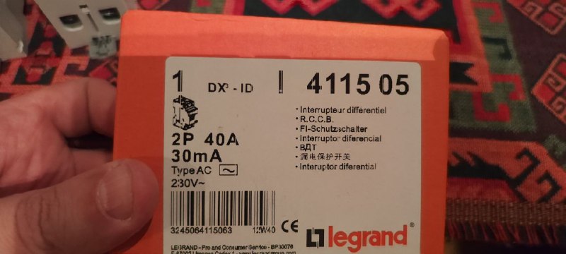 УЗО legrand 40A 3
