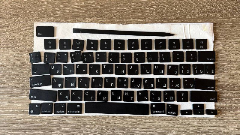 Комплект клавиш для MacBook RU EN