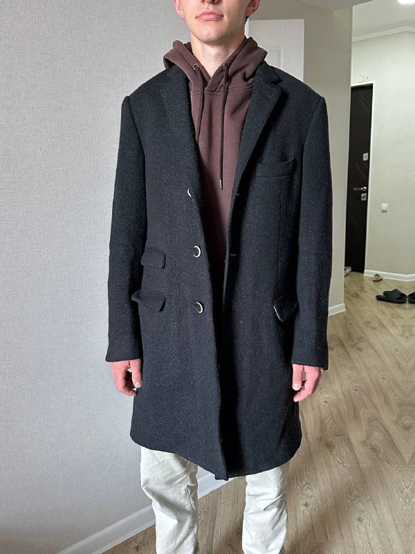 Пальто мужское демисезонное базовое