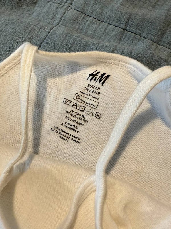 Майки H&M детские размер 68 2