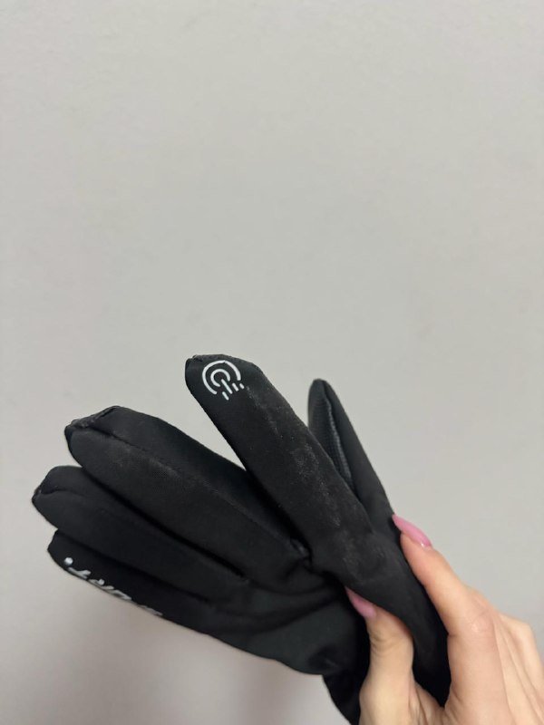 Зимние лыжные перчатки с тач-пальцем 2