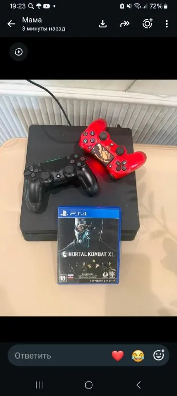 PS4 Slim, Mortal Kombat XL, кабели, джойстики