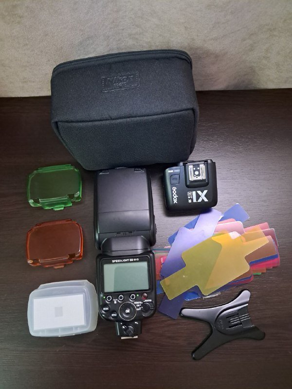 Вспышка Nikon sb-910, Синхронизатор Godox для Nikon