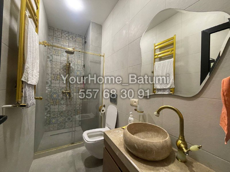 Квартира в Батуми, 1 спальня, 50 м², аренда 6