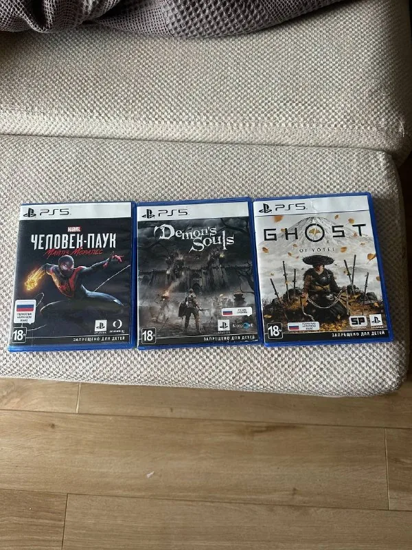 Игры на PlayStation 5, Человек-паук, Demons Souls, Ghost of Yotei
