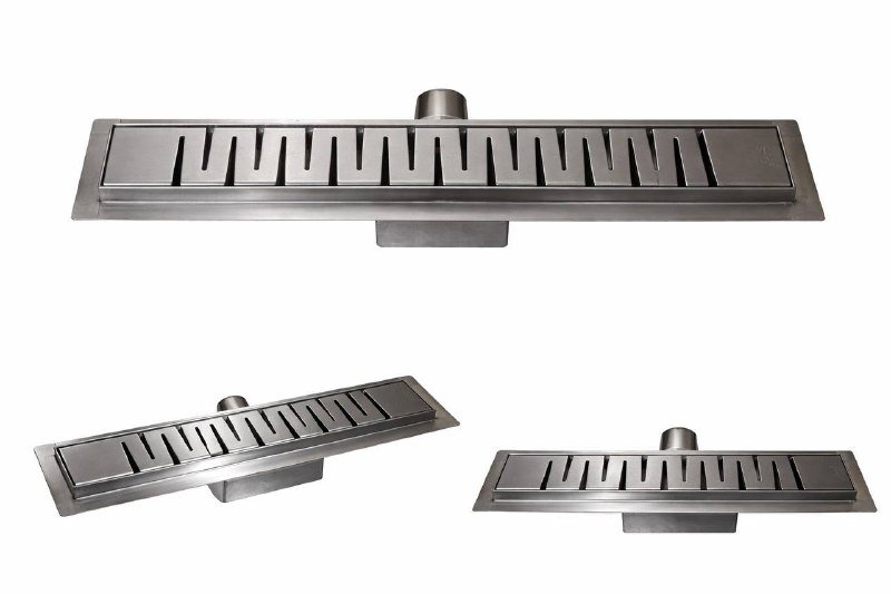 Душевой трап дренажный канал 70×500 нержавеющая сталь