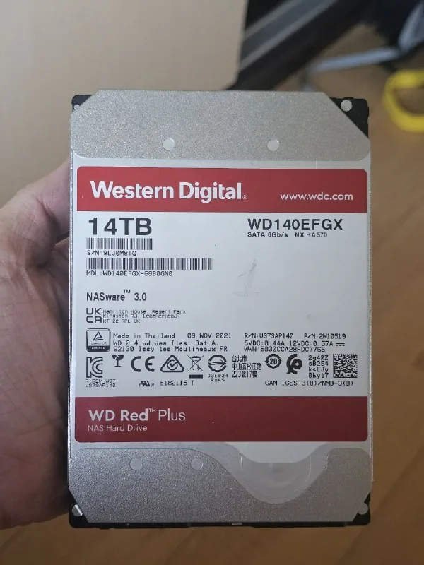 Жёсткий диск Western Digital Red Plus 14TB