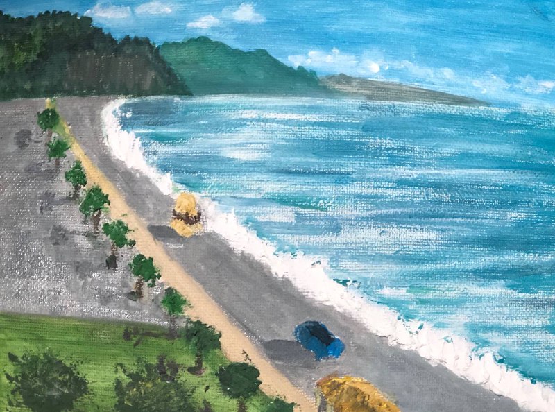 Картина акрилом, маленькая 15х20 см на подрамнике 3