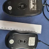 Мышь компьютерная, проводная, черная, серая 3