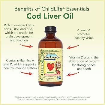 Жир печени трески Cod Liver Oil ChildLife 237 мл 2