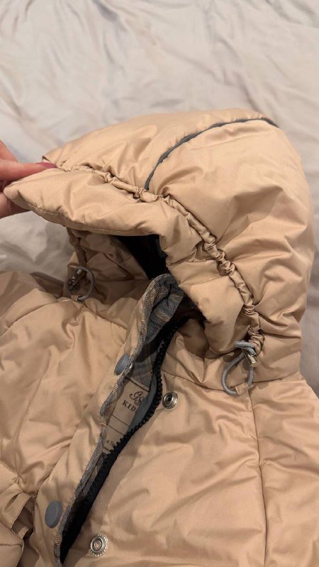 Детский теплый зимний комбинезон, размер 80 2