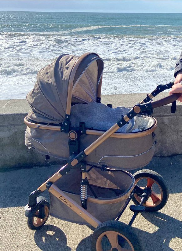 Коляска-трансформер belecoo 3 в 1 для детей от 0 до 3 лет