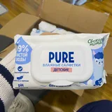 Детские влажные салфетки Pure, 10 пачек 3