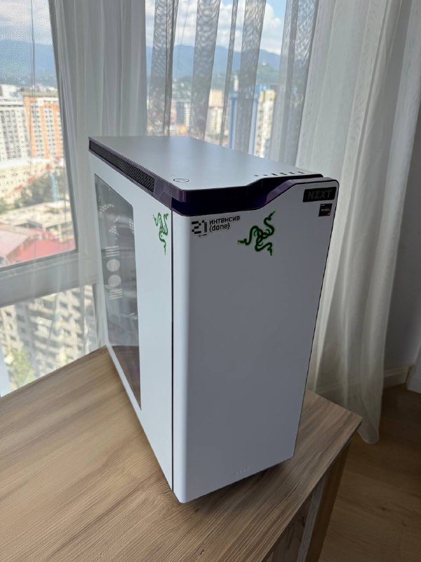Корпус NZXT H440 White-Purple 2