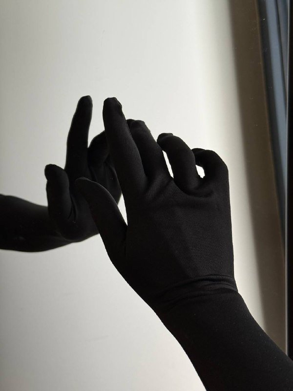 Женские перчатки тканевые, сеточка, замша