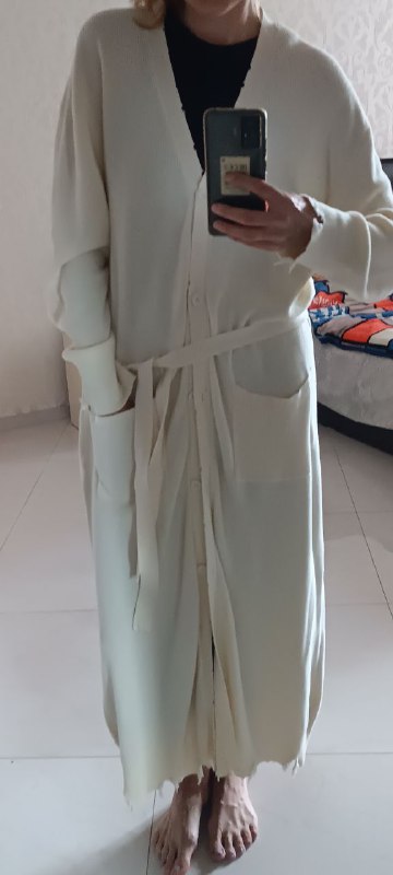 Кардиган Top top, Платье-лапша чёрное, Джинсовка Oui, Лонгслив Calvin Klein 3