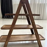 Трехуровневая деревянная подставка, пластиковые подставки 1
